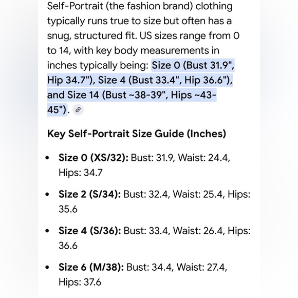 NEW! Self-Portrait Top - Picture 15 of 15